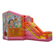 inflatable jumping dora castle